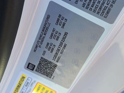 2025 Chevrolet Silverado 3500 HD Chassis Cab Work Truck