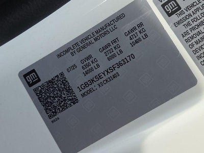 2025 Chevrolet Silverado 3500 HD Chassis Cab Work Truck