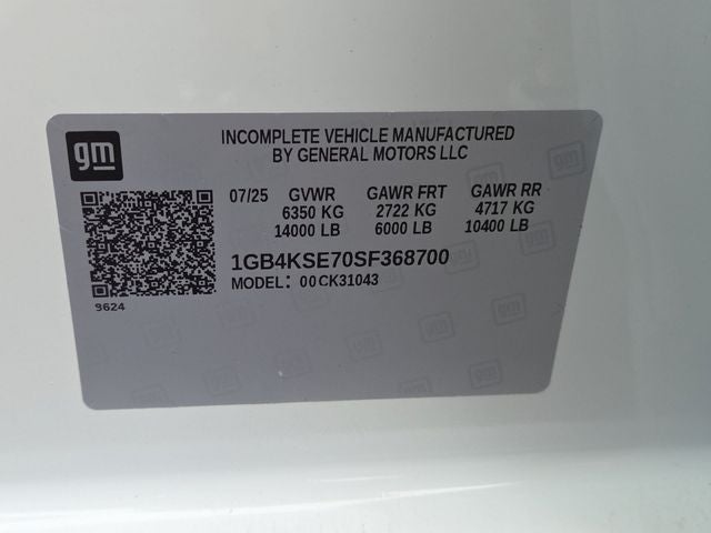 2025 Chevrolet Silverado 3500 HD Chassis Cab Work Truck