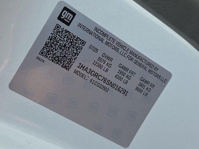 2025 Chevrolet Express Cutaway 3500 Work Van