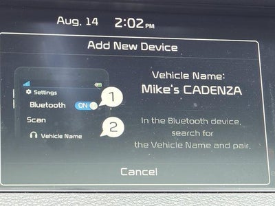 2018 Kia Cadenza Technology