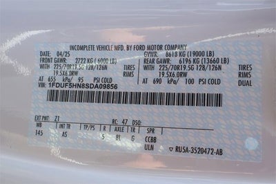 2025 Ford Super Duty F-550 DRW XL