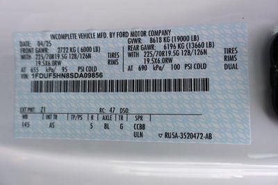 2025 Ford Super Duty F-550 DRW XL