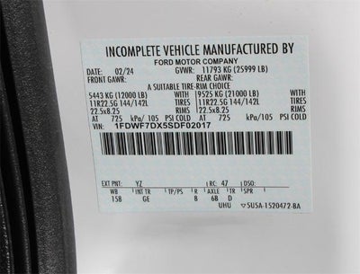 2025 Ford F-750SD Base