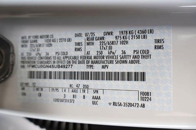 2025 Ford Escape Active Demo