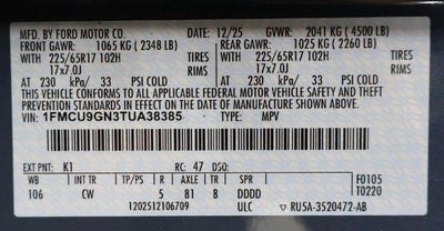 2026 Ford Escape Active