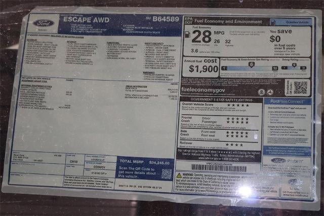 2025 Ford Escape Active Demo