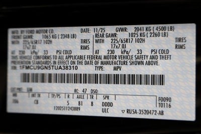 2026 Ford Escape Active