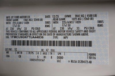 2026 Ford Escape Active