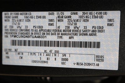 2026 Ford Escape Active