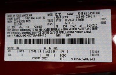 2026 Ford Escape Active