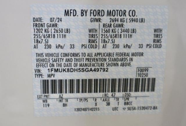 2025 Ford Explorer Active Demo