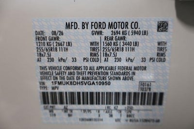 2027 Ford Explorer Active Demo