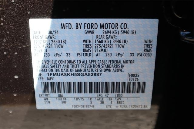 2025 Ford Explorer ST-Line Demo