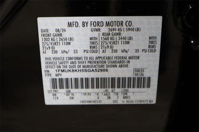 2025 Ford Explorer ST-Line Demo