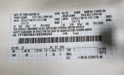 2025 Ford Super Duty F-350 SRW XL