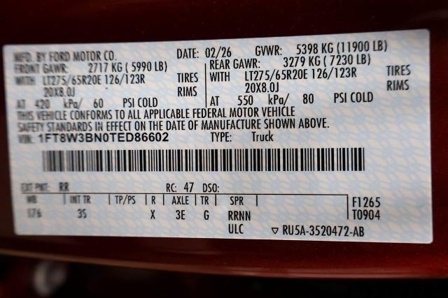 2026 Ford Super Duty F-350 SRW XLT