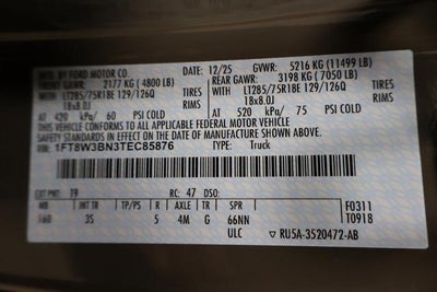 2026 Ford Super Duty F-350 SRW XLT Tremor