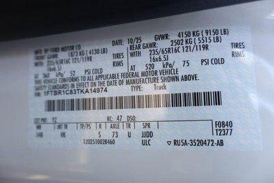 2026 Ford Transit Cargo Van Base