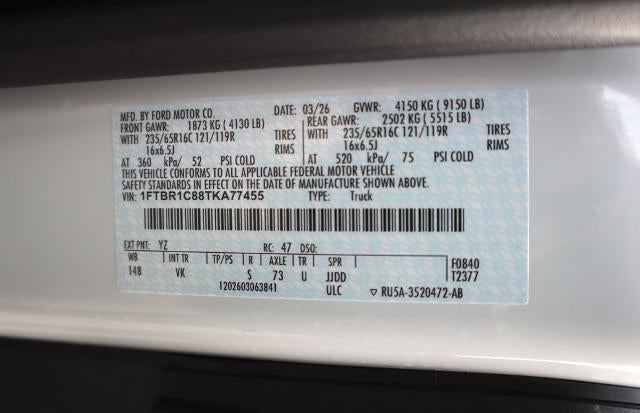 2026 Ford Transit Cargo Van Base