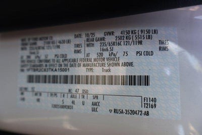 2026 Ford Transit Cargo Van Base