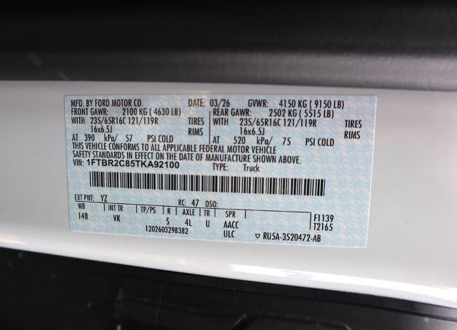 2026 Ford Transit Cargo Van Base