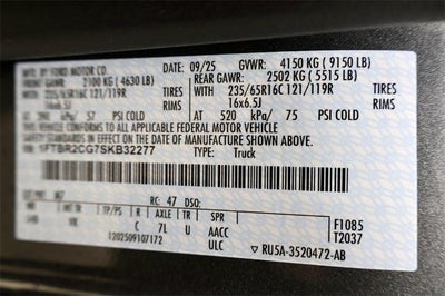 2025 Ford Transit Cargo Van Base