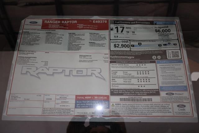 2026 Ford Ranger Raptor