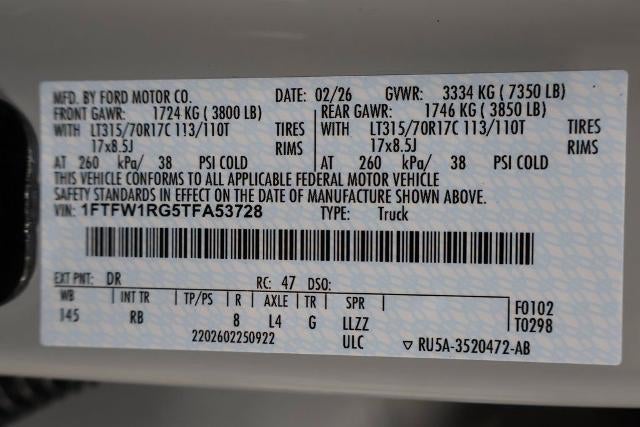 2026 Ford F-150 Raptor