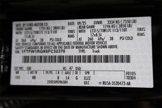 2025 Ford F-150 Raptor