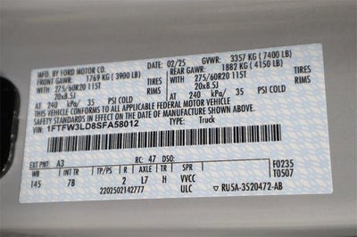 2025 Ford F-150 XLT Demo