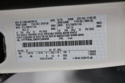 2025 Ford F-150 Tremor