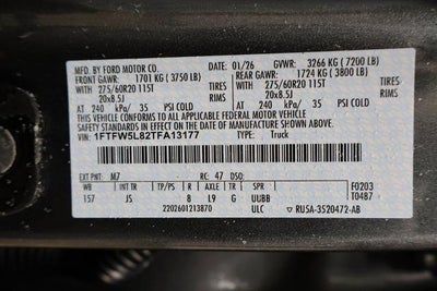 2026 Ford F-150 Lariat