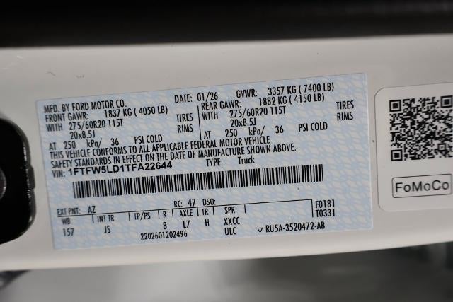 2026 Ford F-150 Lariat