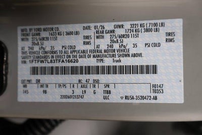 2026 Ford F-150 Platinum