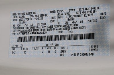 2025 Ford Super Duty F-350 SRW XL