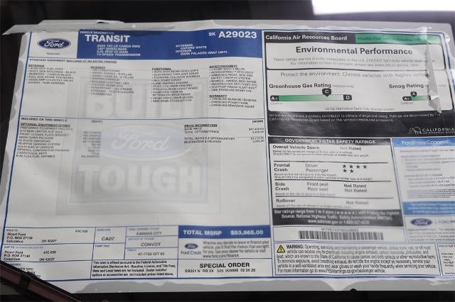 2025 Ford Transit Cargo Van Base