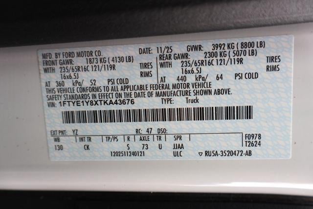 2026 Ford Transit Cargo Van Base