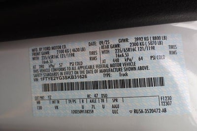 2025 Ford Transit Cargo Van Base