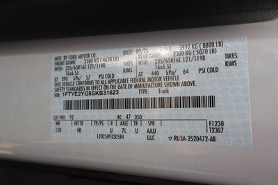 2025 Ford Transit Cargo Van Base