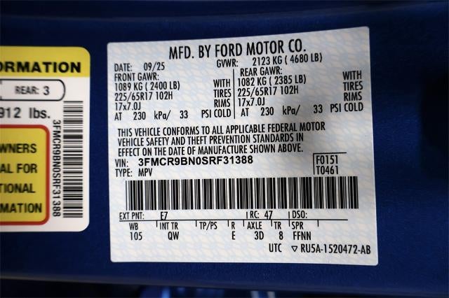 2025 Ford Bronco Sport Big Bend Demo