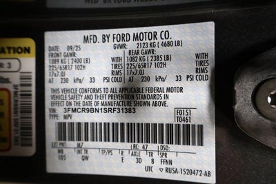 2025 Ford Bronco Sport Big Bend Demo