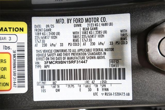 2025 Ford Bronco Sport Big Bend Demo