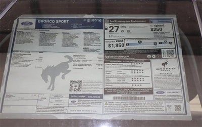 2025 Ford Bronco Sport Big Bend Demo