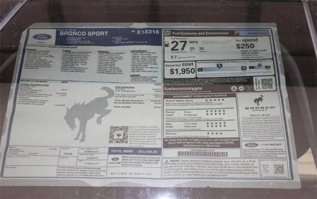 2025 Ford Bronco Sport Big Bend Demo