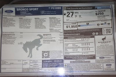 2025 Ford Bronco Sport Big Bend Demo