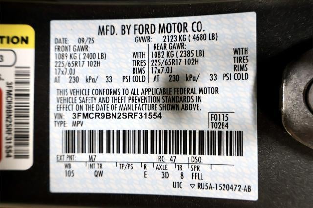 2025 Ford Bronco Sport Big Bend Demo