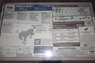 2025 Ford Bronco Sport Big Bend Demo