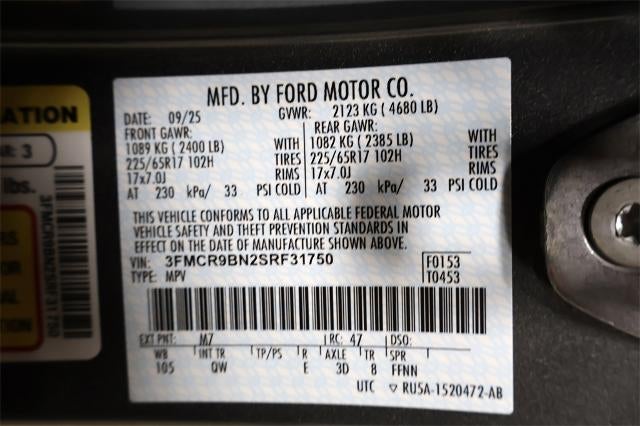 2025 Ford Bronco Sport Big Bend Demo