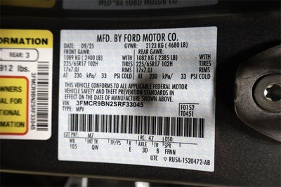 2025 Ford Bronco Sport Big Bend Demo